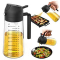 Olive Oil Spray Bottle - 2 in 1 Olive Oil Dispenser Bottle for Kitchen